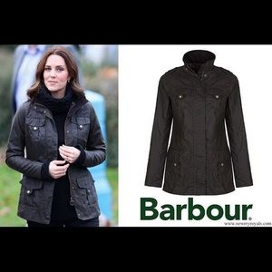 barbour defence wax ladies jacket